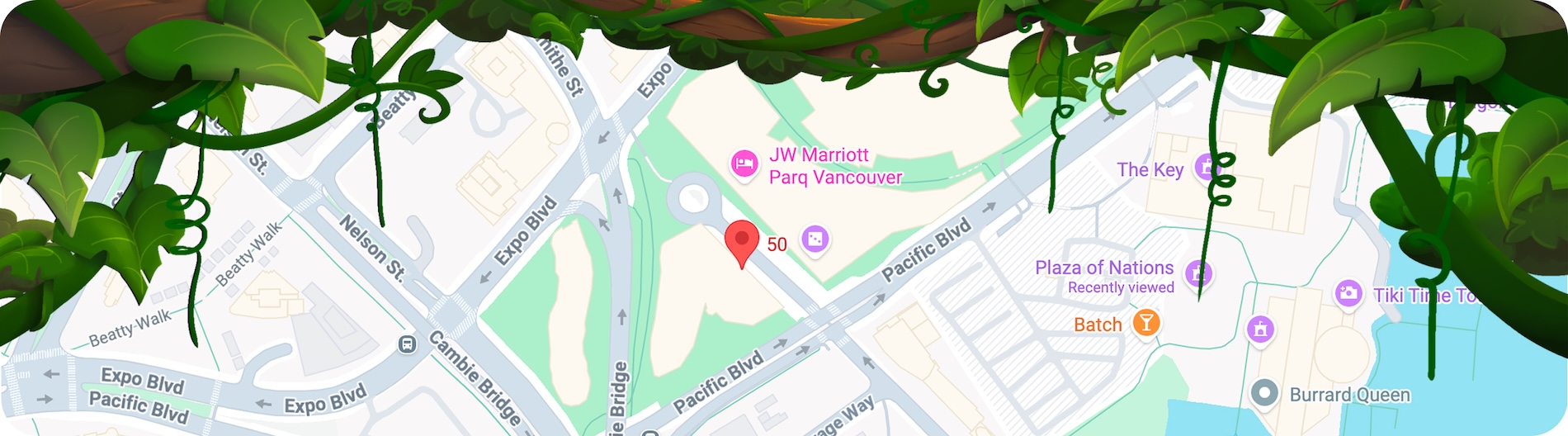 Hologram Zoo Vancouver Map